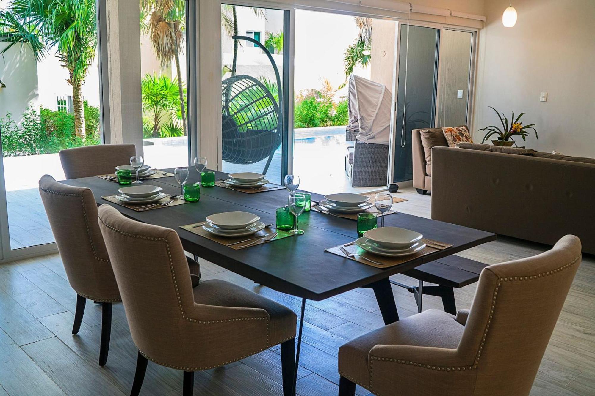 3Br Casa Matuk I Steps From Spectacular Beach I Private Pool Плая дел Кармен Екстериор снимка